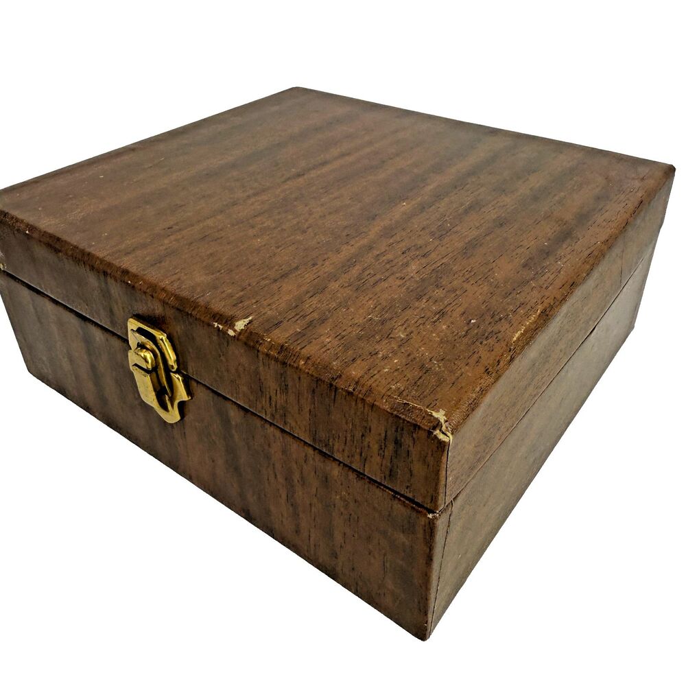 Vintage Amfile No. 300 Series Canceled Check Storage Case Box Month Dividers
